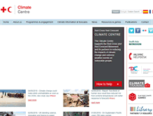 Tablet Screenshot of climatecentre.org